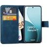 Lime Successories Lime Essential ���� Oppo RENO14 Pro 5G 6.83in Magnet Book Stand Clip Dark BLUE