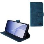Lime Successories Lime Essential ���� Oppo RENO15 5G 6.59in Magnet Book Stand Clip Dark BLUE