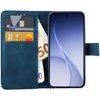 Lime Successories Lime Essential ���� Oppo RENO15 5G 6.59in Magnet Book Stand Clip Dark BLUE