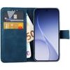 Lime Successories Lime Essential ���� Oppo RENO15 Pro 5G 6.32in Magnet Book Stand Clip Dark BLUE
