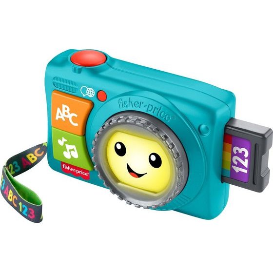 Fisher-Price Laugh & Learn: Light-Up Camera (Speaks EN,GR,TR) (JNV97)
