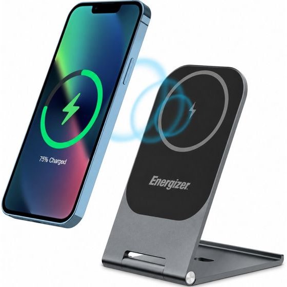 Energizer ��������� ������������ ��������� 15W Ultra-Thin Fast Charge USB-C �������� �� ���������� ����� ��� Magsafe ���� - (WCP102)