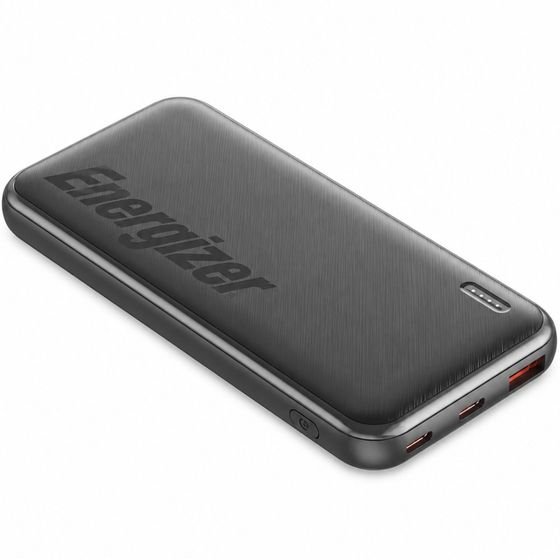 Energizer Power Bank 10000mAh PD22.5W QC3.0 �� 2xUSB-C 1xUSB-A ��� Led ������� ��������� ����� - (UE10055PQ)