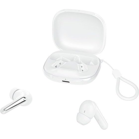 XO Bluetooth Earphones G53 Tws White Anc + Enc With stand