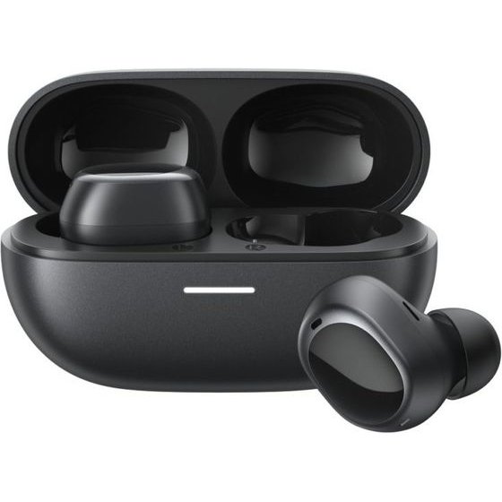 QCY Melobuds A30 Black - Adaptive A.I. Anc -60dB - 3 Devices Switch - IPX5 - 8mIc Calls - (QCY-HT22 Black)