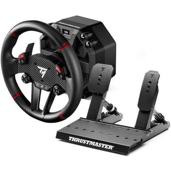 Thrustmaster Controller T598 Lenkrad Und Pedale / Black, Red - (4160853)