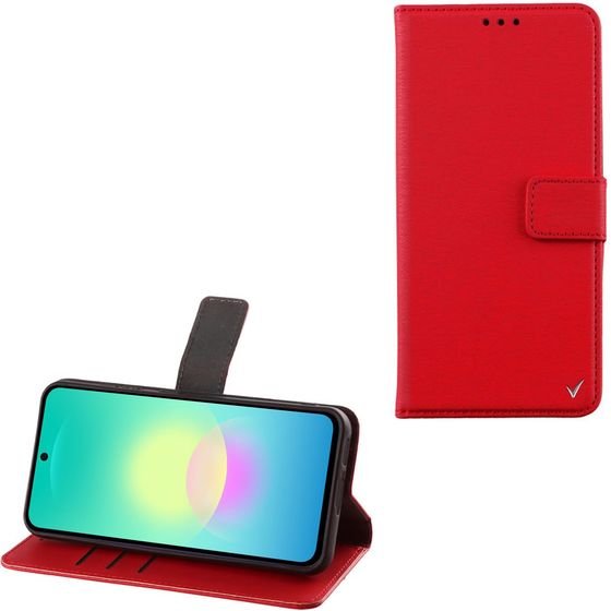 Volte-Tel Allure ���� Samsung A27 5G A276 6.7in Magnet Book Stand Clip RED