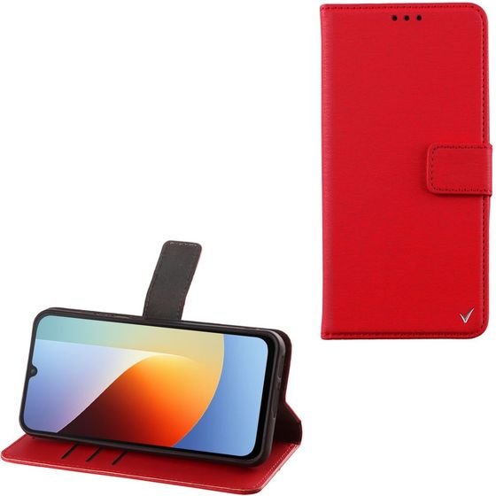 Volte-Tel Allure ���� Xiaomi Redmi A7 Pro 4G 6.9in Magnet Book Stand Clip RED