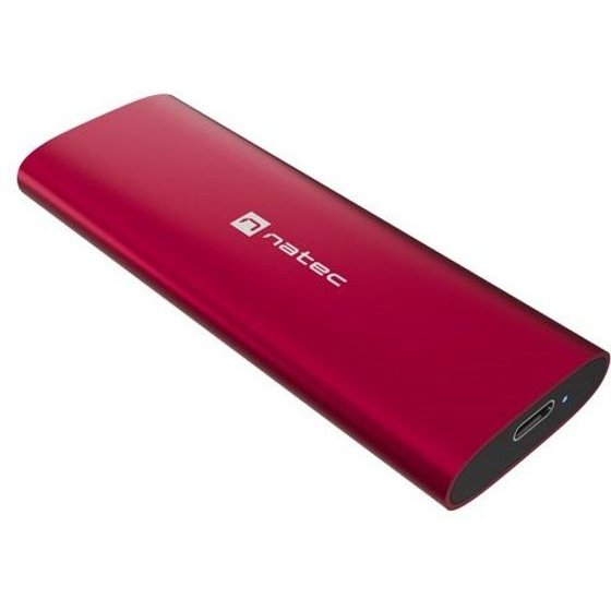 Natec Rhino M.2 Nvme Lite External Ssd Enclosure USB-C 3.2 Gen 2 Ruby Red - (NKZ-2471)