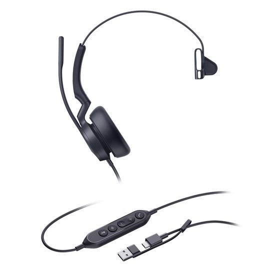 Yealink UH46 Mono Teams USB-C/A - (UH46 Mono Teams USB-C-A)