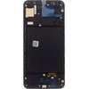 Compatible Lcd Display + Touch Unit + Front Cover For Samsung A505 Galaxy A50 Black Tft OEM - (57983130762)