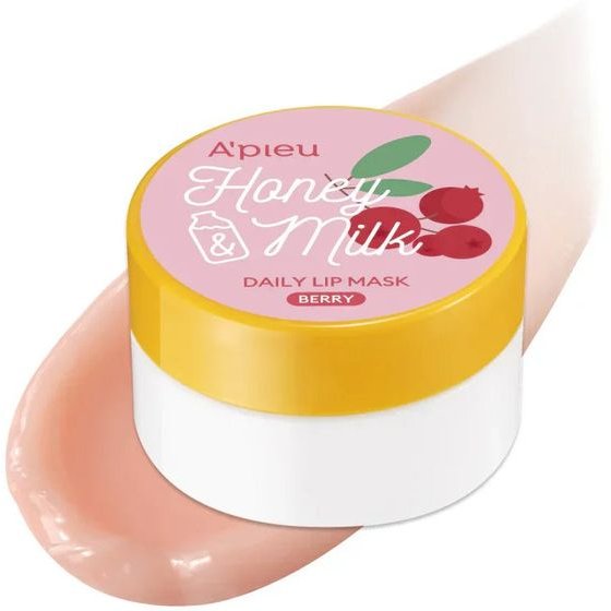 A'Pieu Honey & Milk Lip Mask Berry - ����� ������� - (API-04)