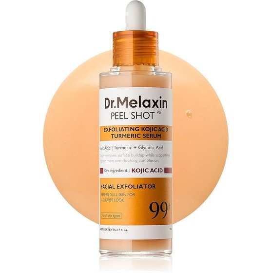 Dr. Melaxin Peel Shot Exfoliating Kojic Acid Turmeric Serum - ������������� ���� ������ �� Kojic Acid & ��������� - (DRM-27)