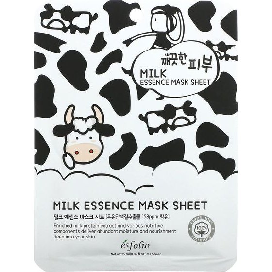 Esfolio Pure Skin Milk Essence Mask Sheet - ����� ���������� ��� ������ - (ESF-07)