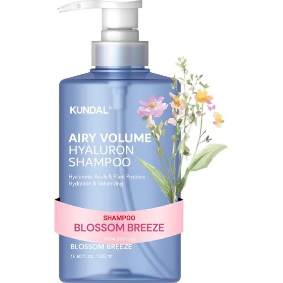 KUNDAL Airy Volume Hyaluron Shampoo Blossom Breeze - ��������� �������� ����� �� ����������� ��� �������� & ������� ������ - (KUN-10)