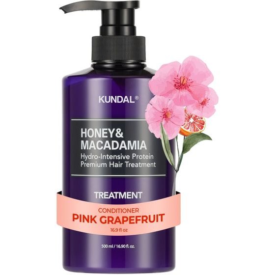 KUNDAL Honey & Macadamia Protein Hair Treatment Pink Grapefruit - �������� �������� ������ & ����������� ������� - (KUN-15)