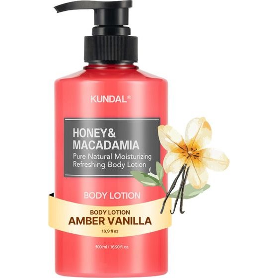 KUNDAL Honey & Macadamia Pure Body Lotion Amber Vanilla - ��������� ������ ������� �� ���� & Macadamia - (KUN-22)