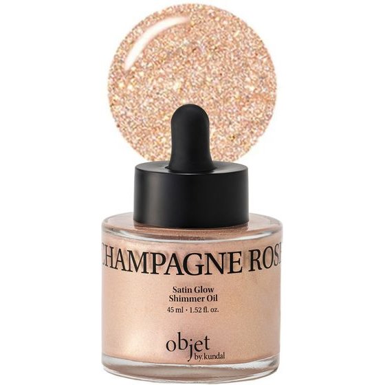KUNDAL Objet By Satin Glow Shimmer Oil Champagne Rose - Shimmer Oil ������� - (KUN-30)