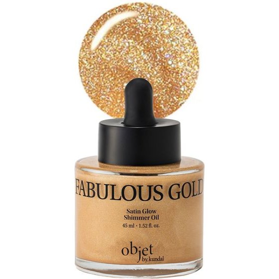 KUNDAL Objet By Satin Glow Shimmer Oil Fabulous Gold - Shimmer Oil ������� - (KUN-29)