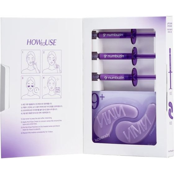 numbuzin No.9 3 Days Eye Care Kit - ��� 3 ������ ��� �������, ����� & ����������� ������ �� NAD+ - (NUM-17)