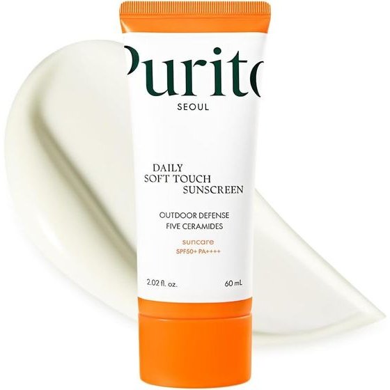 Purito Daily Soft Touch Sunscreen SPF50+ PA++++ - ��������� ����� �������� �� ��������� & Centella ��� ���������� ��������� - (PUR-21)