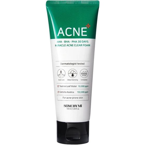 Some By Mi AHA-BHA-Pha 30 Days Miracle Acne Clear Foam - (SBM-12)