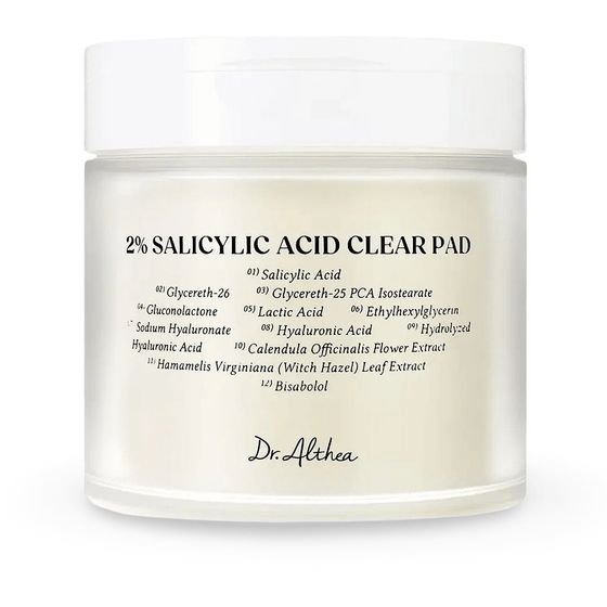 Dr. Althea 2% Salicylic Acid Clear Pad - ������������ Pads ���������� ����� & ���� ��� ����� - (ALTH-20)