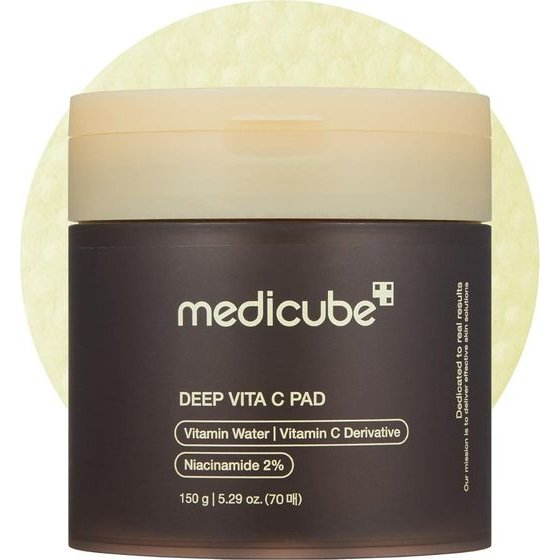 Medicube Deep Vita C Pad - Pads ��������� C ��� �����, ���������� ���� ��� ������ ���������� - (MEDC-61)