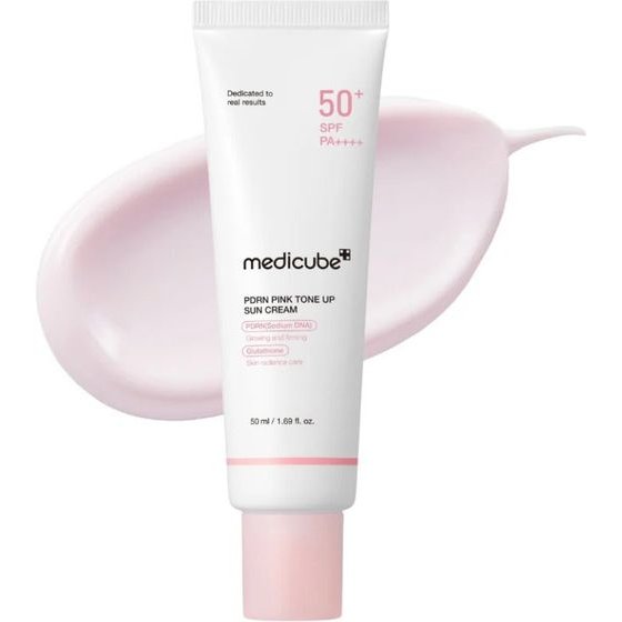 Medicube Pdrn Pink Tone Up Sun Cream Spf 50+ PA++++ - ��������� ��� ����� ��� ������ ������ ������� - (MEDC-46)