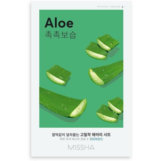 Missha Airy Fit Sheet Mask - Aloe - (MIS-01)