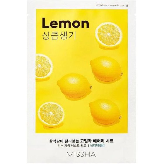 Missha Airy Fit Sheet Mask - Lemon - (MIS-05)