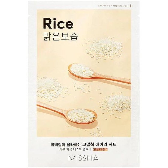 Missha Airy Fit Sheet Mask - Rice - (MIS-12)