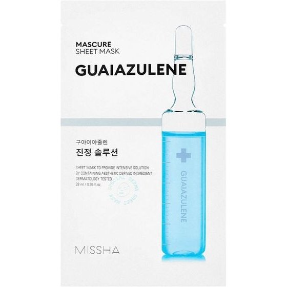 Missha Mascure Calming Guaiazulene Sheet Mask - (MIS-15)