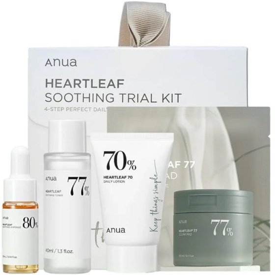 Anua Heartleaf Soothing Trial Kit - ��� �� 4 �������� �������� �� Mini ����������� - (ANU-21)