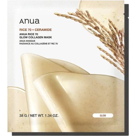 Anua Rice 70 Glow Collagen Mask - ��������� ����� Gel ������ - (ANU-30)