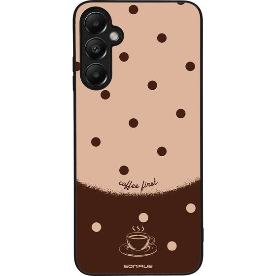 Sonique ���� Delulu Polka Era Series ��� Samsung Galaxy A05s 4G Coffee First