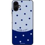 Sonique ���� Delulu Polka Era Series ��� Samsung Galaxy A06 4G Blue Mentally