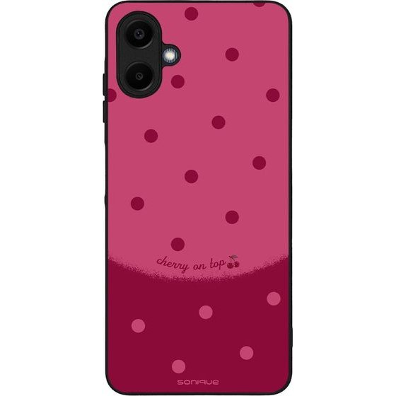 Sonique ���� Delulu Polka Era Series ��� Samsung Galaxy A06 4G Top Cherry