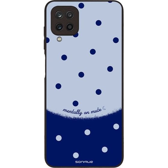 Sonique ���� Delulu Polka Era Series ��� Samsung Galaxy A12 Blue Mentally