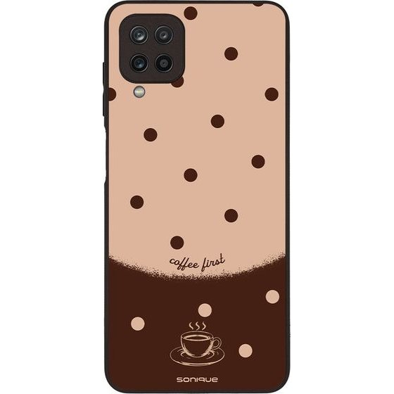 Sonique ���� Delulu Polka Era Series ��� Samsung Galaxy A12 Coffee First