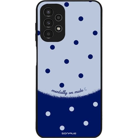 Sonique ���� Delulu Polka Era Series ��� Samsung Galaxy A13 4G Blue Mentally