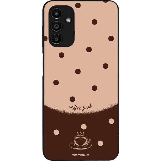 Sonique ���� Delulu Polka Era Series ��� Samsung Galaxy A13 5G / Galaxy A04s Coffee First