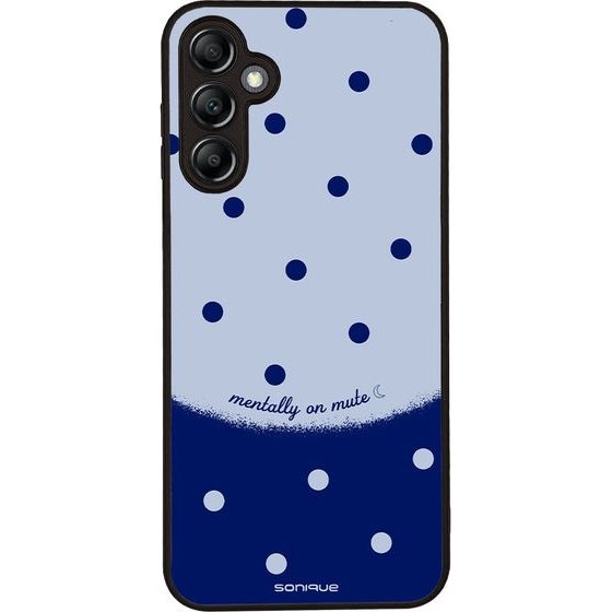Sonique ���� Delulu Polka Era Series ��� Samsung Galaxy A14 4G / Galaxy A14 5G Blue Mentally
