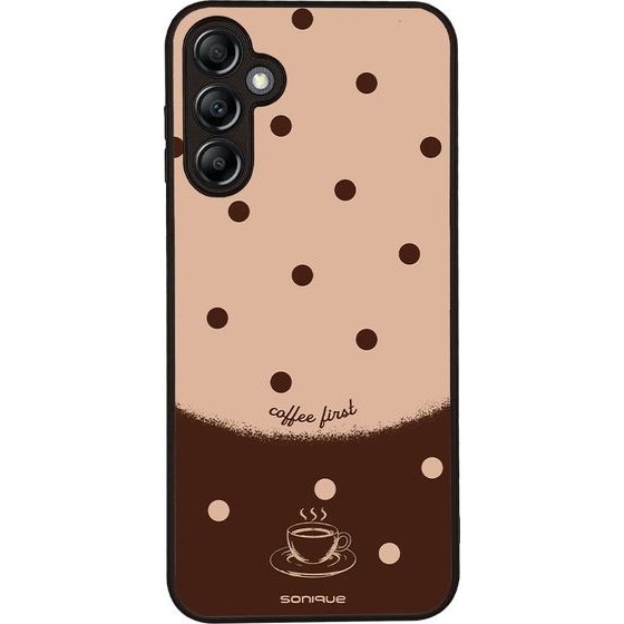 Sonique ���� Delulu Polka Era Series ��� Samsung Galaxy A14 4G / Galaxy A14 5G Coffee First