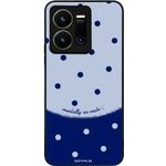 Sonique ���� Delulu Polka Era Series ��� Vivo Y35 4G / Vivo Y22 / Vivo Y22S Blue Mentally