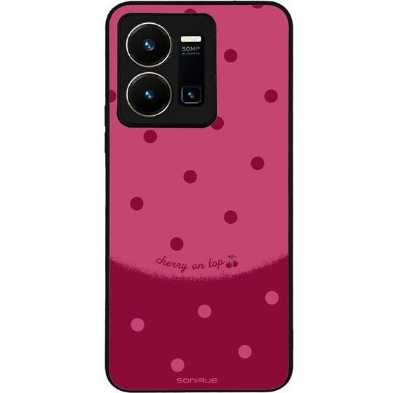 Sonique ���� Delulu Polka Era Series ��� Vivo Y35 4G / Vivo Y22 / Vivo Y22S Top Cherry