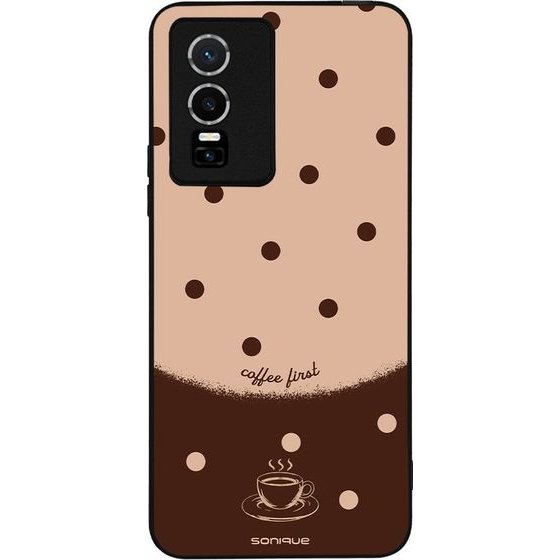 Sonique ���� Delulu Polka Era Series ��� Vivo Y74s / Vivo Y76 5G Coffee First