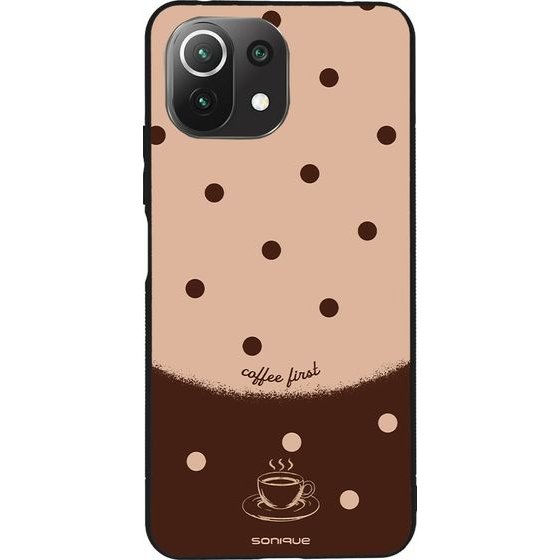 Sonique ���� Delulu Polka Era Series ��� Xiaomi Mi 11 Lite 4G / Mi 11 Lite 5G Coffee First