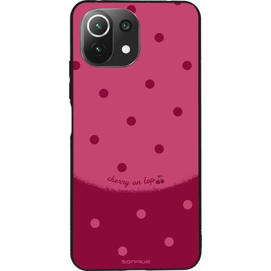 Sonique ���� Delulu Polka Era Series ��� Xiaomi Mi 11 Lite 4G / Mi 11 Lite 5G Top Cherry