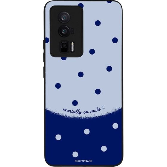 Sonique ���� Delulu Polka Era Series ��� Xiaomi Poco F5 Pro 5G Blue Mentally